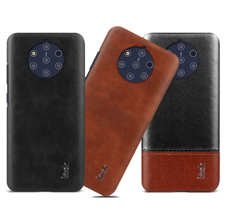IMAK Ruiyi серия Роскошная кожа из искусственной кожи чехол для Nokia 9 PureView Жесткий PC задняя крышка Высокое качество для NOKIA 9 9th 9Gen. Чехол