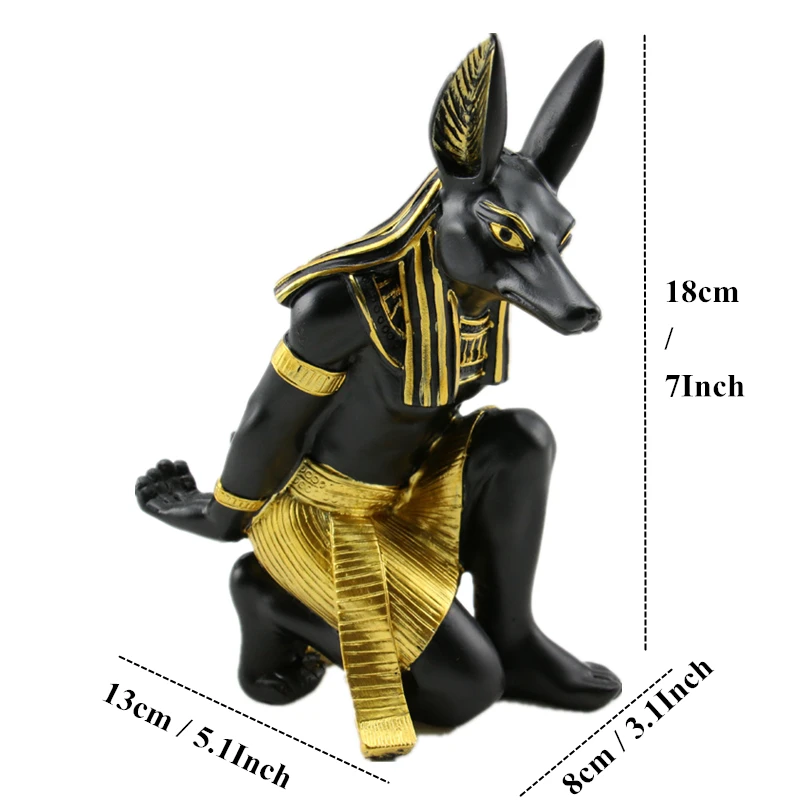 Статуэтка для вина VILEAD Anubis God винтажный держатель с животными креативные