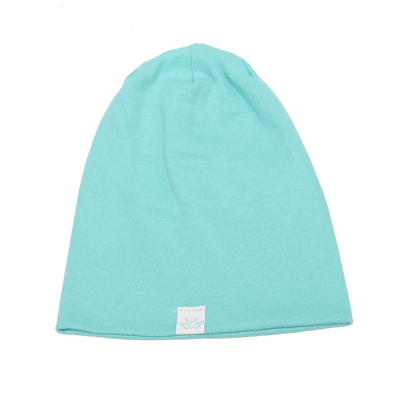 light blue Новинка года; шапка для мальчиков; вязаный для новорожденных; однотонная детская шапка; шапка для мальчиков и девочек; осенне-зимняя шапка - Цвет: light blue