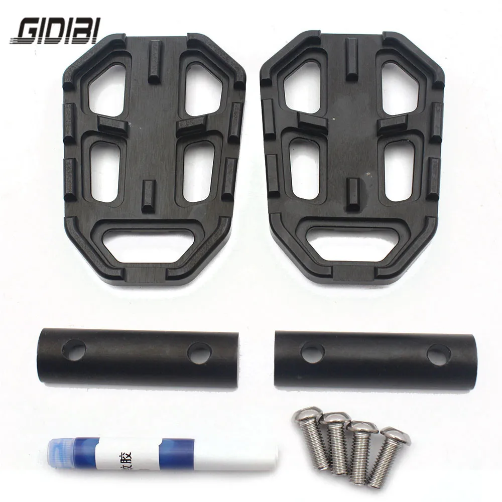 

Taitaniu Black Motorcycle Billet Wide Foot Pegs Pedals Rest Footpegs Stand Extension Support Plate For BMW R1200GS G310GS