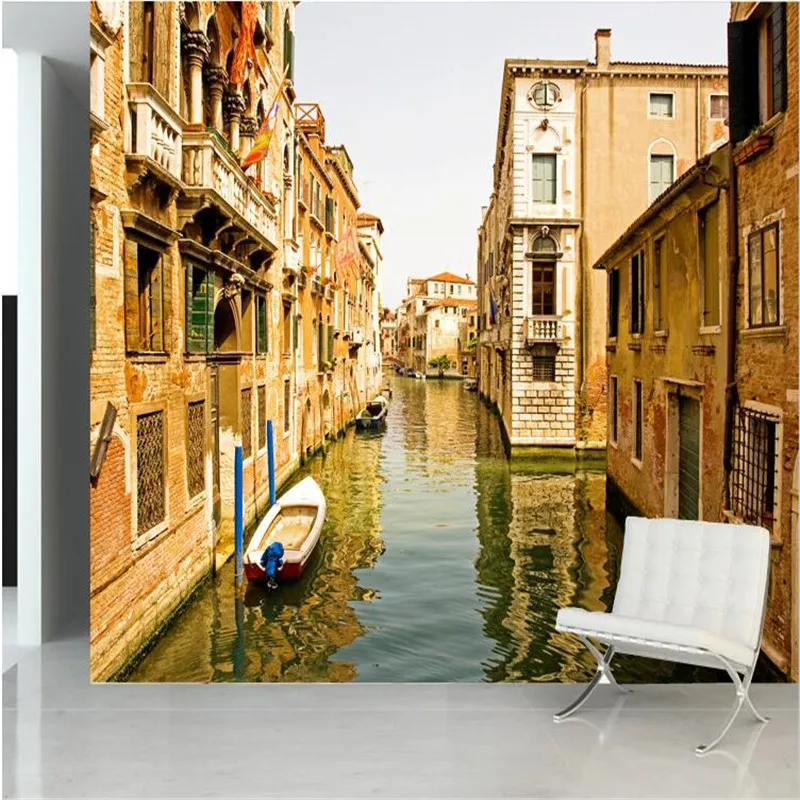 Фотовспышка из серебристого шелка Настенные обои для спальни гостиной ресторана