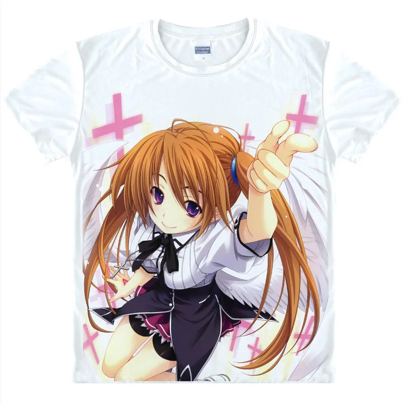 Style 10 Coolprint/футболка в стиле аниме для старшей школы; DXD BorN; футболки с короткими рукавами; Xenovia Quarta Akeno Himejima; футболки для косплея - Цвет: Style 10