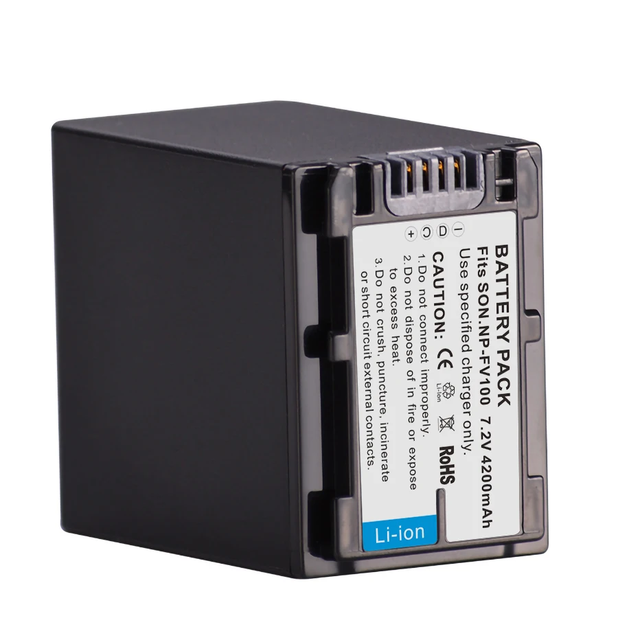 Аккумулятор SANGER для камеры SONY аккумулятор NP FV100 NPFV100 AX100E HDR XR550E XR350E CX550E CX350E |