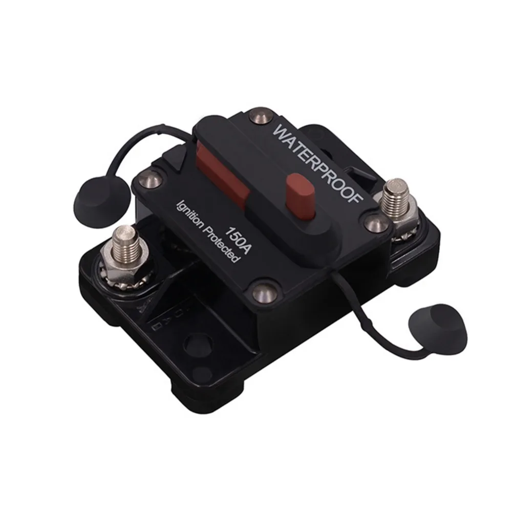 Optional 50 100 150 Amp Car Automotive Marine Boat Audio Circuit Breaker with Manual Reset 12V- 42VDC Waterproof #276918 | Автомобили и