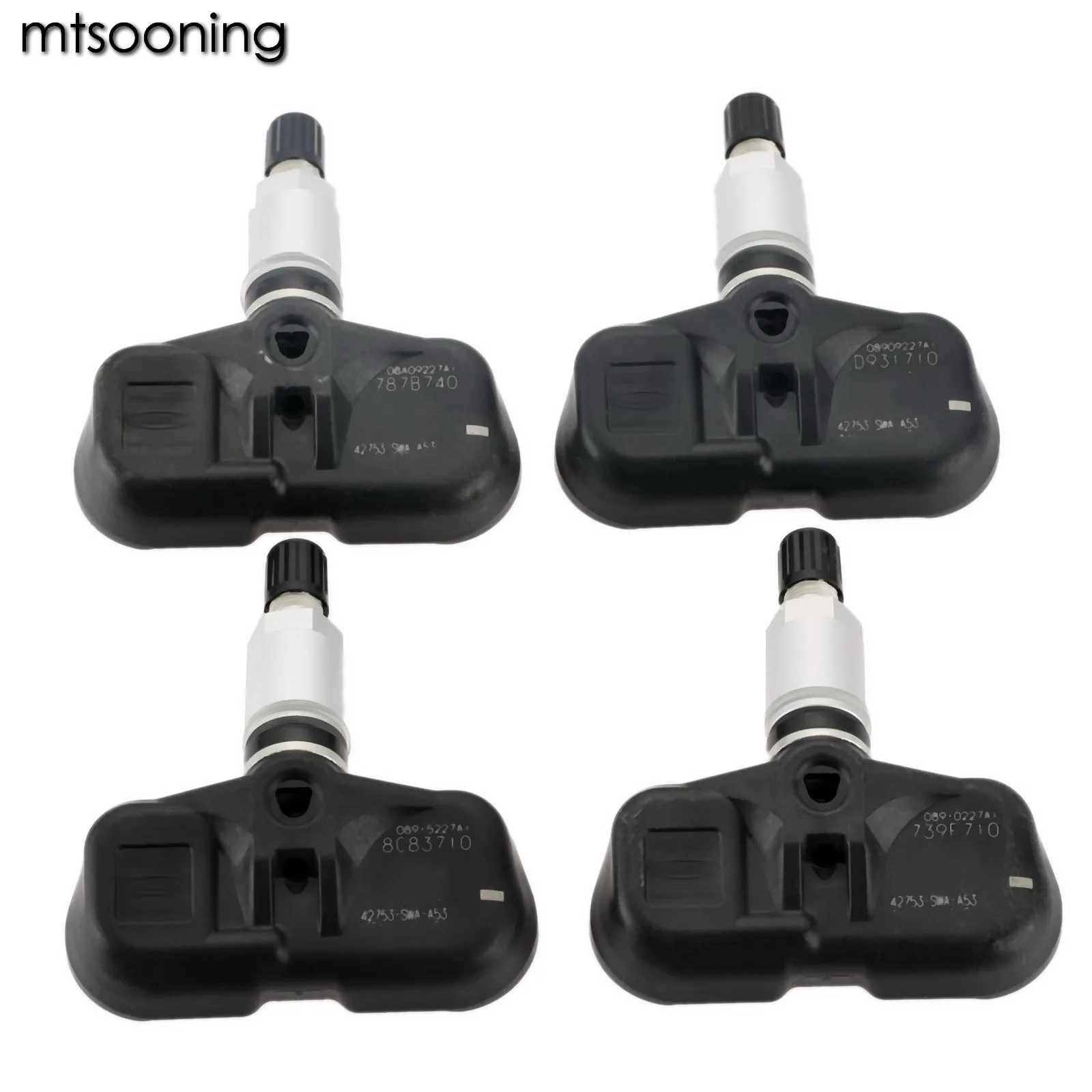 Mtsooning 4 шт. датчик давления в шинах колеса TPMS 42753-SWA-A53 42753-SWA-306 pmw107m Новинка 315 МГц для Honda Accord CRV FiT 2007-2012