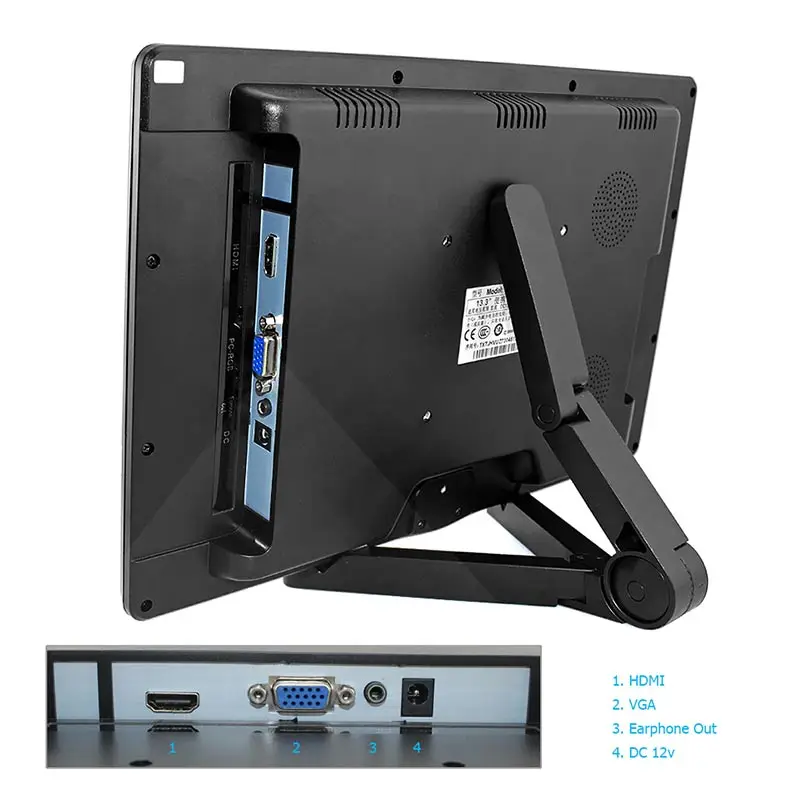 Elecrow ips 13,3 дюймов ЖК-экран 1920X1080 HDMI 1080P VGA PS3 PS4 Xbox360 дисплей монитор для Raspberry Pi 3B 2B Windows 7 8 10