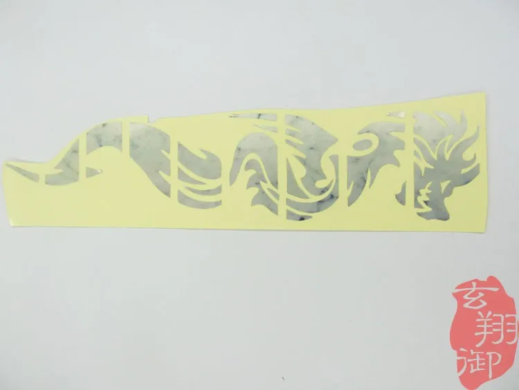 Электрическая акустическая гитара MSOR инкрустация стикером Dragon Fretboard маркеры