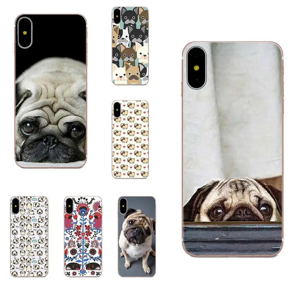 For Apple iPhone 4 4S 5 5C 5S SE 6 6S 7 8 Plus X XS Max XR TPU Fashion Cell Phone Case Puppies Cubs Dogs Poodle Pug Doggy | Мобильные