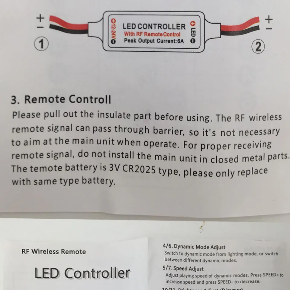 5V-12V-24V DC светодиодные полосы RF беспроводной мини дистанционный Частотный плавный диммер постоянного тока и разъем провода Яркость Регулировка 12 В светодиодный контроллер