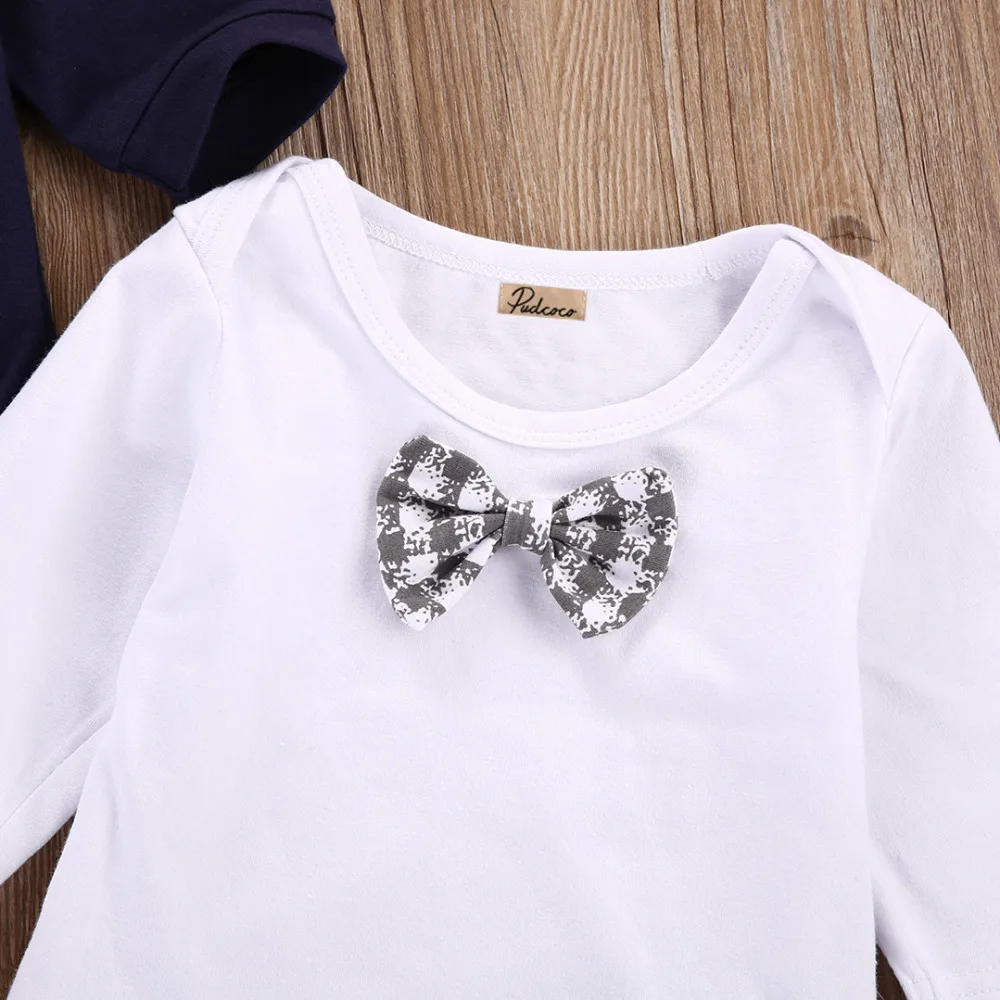 Комплекты одежды для новорожденных мальчиков и девочек боди с длинными рукавами