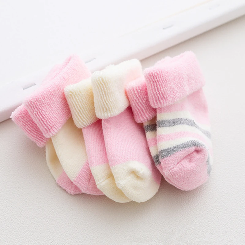 

3 Pairs/Lot Baby Winter Boy Girl Socks Newborn For Toddler Kids Sock Infantil New born Socks Thicken Warm Infant Accessories