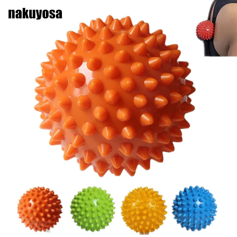 9 см Шипованная точка Массажный мяч роликовый рефлексологический стресс