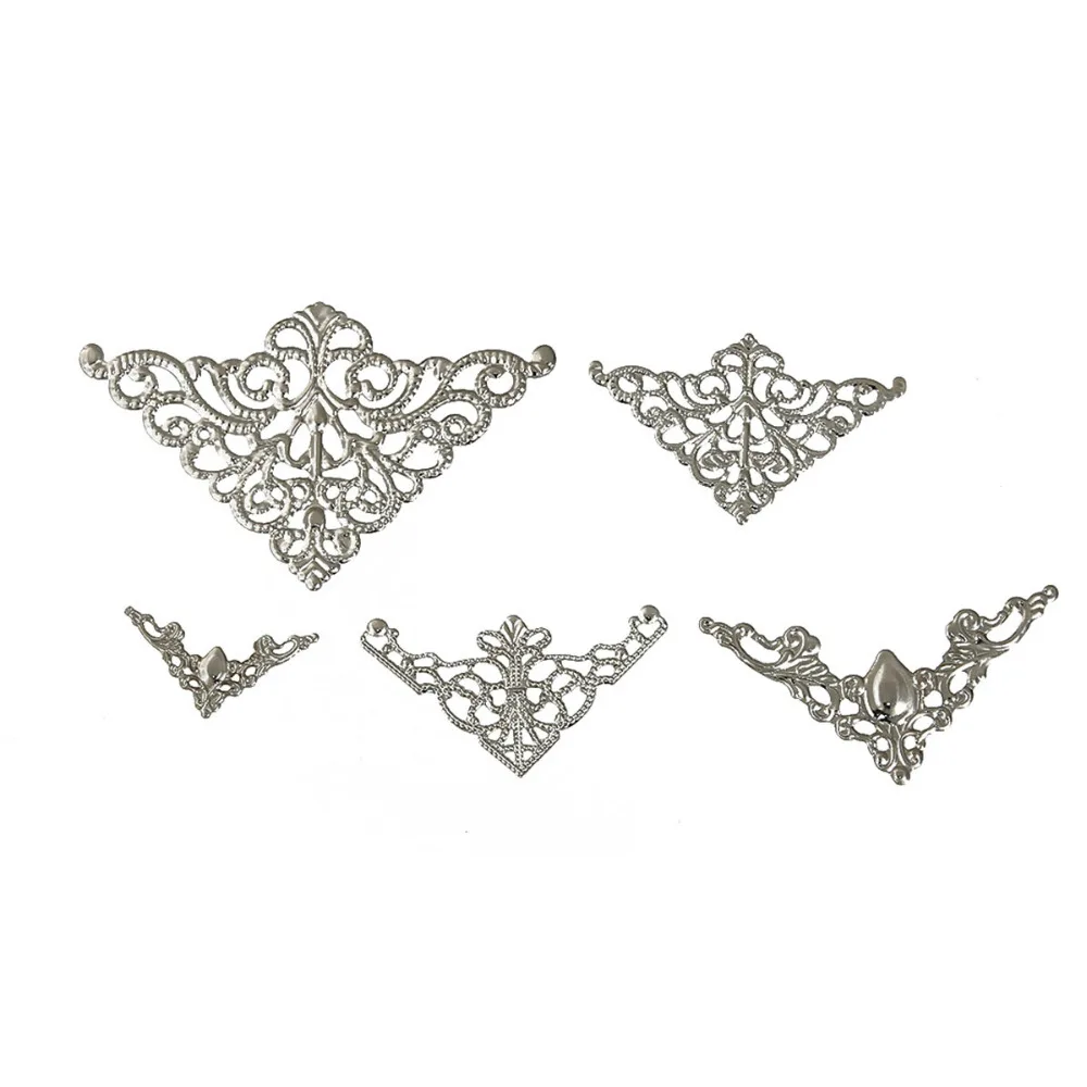 DoreenBeads сплав Филигранное тиснение фурнитура для украшений фиксированный