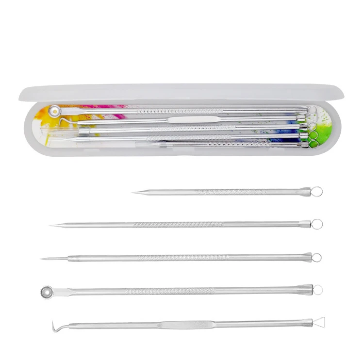 5 шт. набор инструментов для удаления чёрных точек и прыщей|Брекеты подставки| |