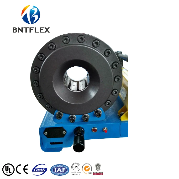 

1 inch R2 hydraulic hose BNT30A Enerpac hand pump portable hydraulic press with 7 dies