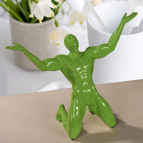 Современные домашние декоры голый человек Кричащие фигурки украшения