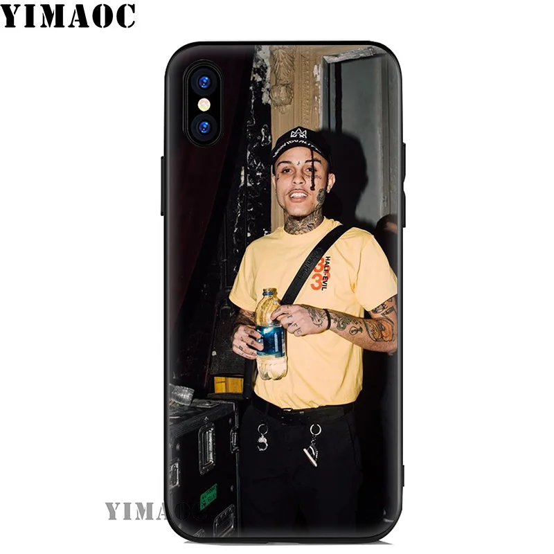 YIMAOC Lil Skies Soft Silicone Case for iPhone 11 Pro Xr Xs Max X or 10 8 7 6 6S Plus 5 5S SE |