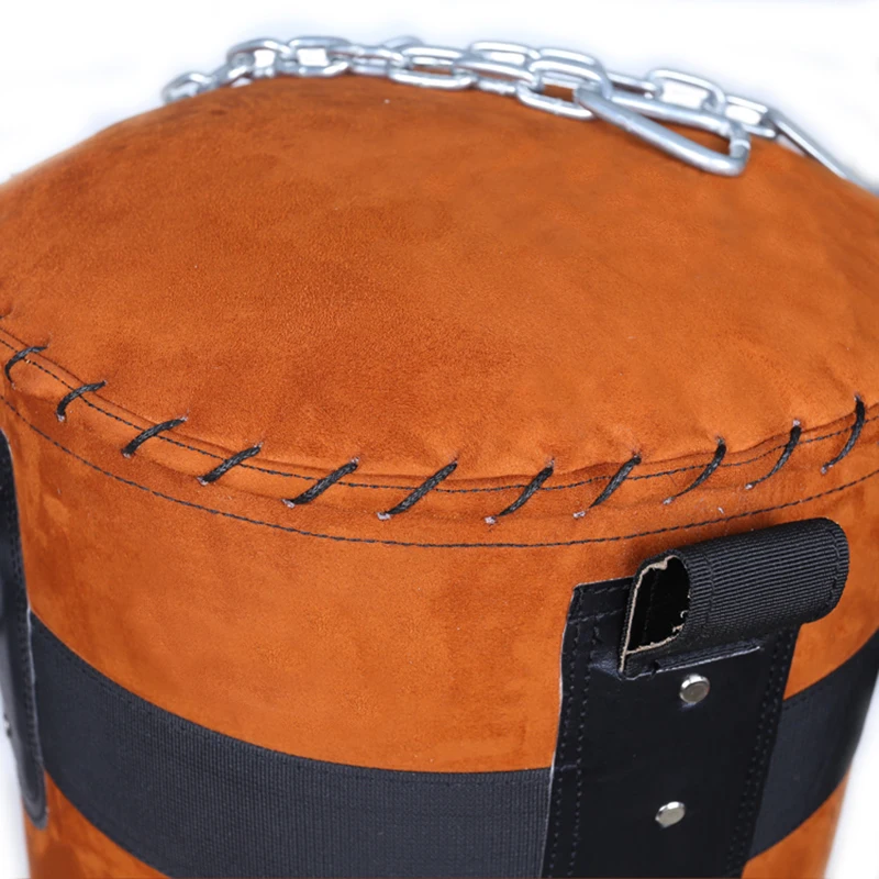 

120cm Cowhide Kick Boxing Punching Bag Sandbag For Adult MMA Muay Thai Taekwondo Sport Fitness Training Exercise Equipment boxe