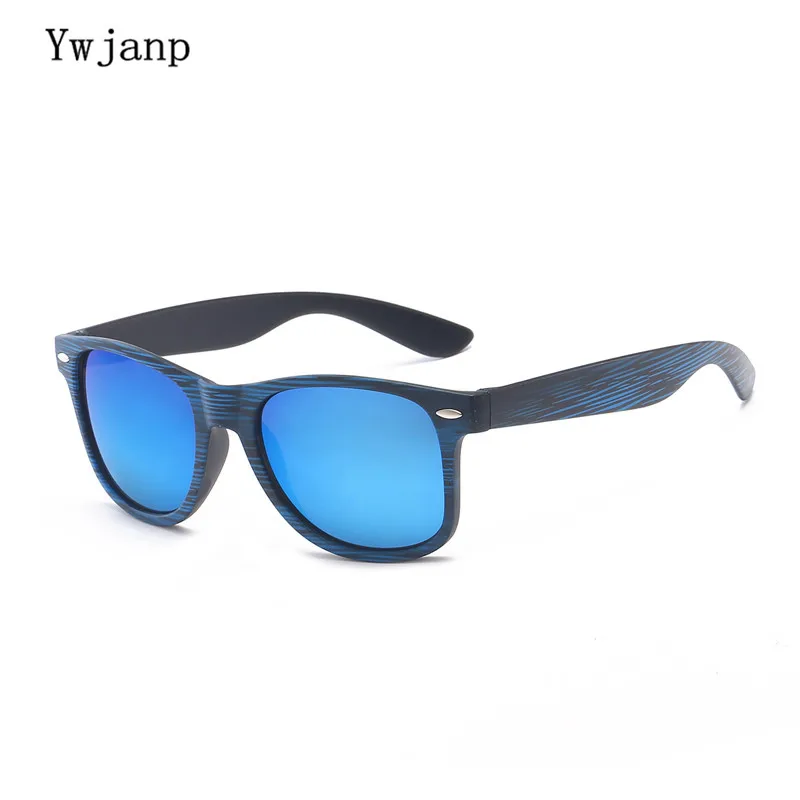 

Ywjanp Classic Imitation Wooden Sunglasses Men Brand design Vintage wood grain sun glasses Women Design Rice nail Glasses UV400