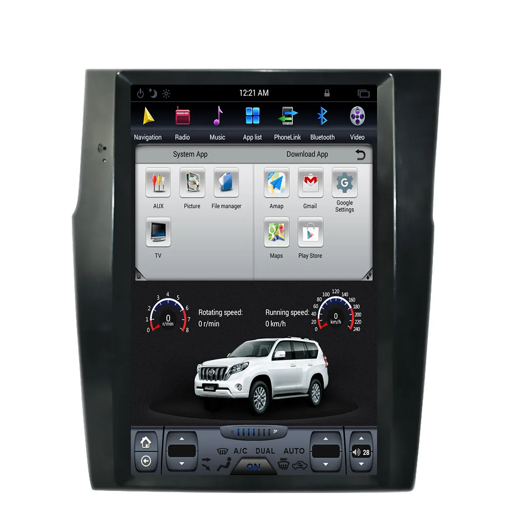 Android 6 0 12 1 &quotTesla Стиль Вертикальное автомобильное радио gps для Citroen C4 C4L DS4 2011 2016