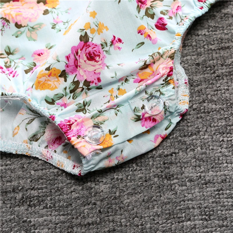 Baby Rompers Summer Girl Clothes 2020 Kids Flower Newborn Infant Jumpsuitst Children Clothing | Мать и ребенок