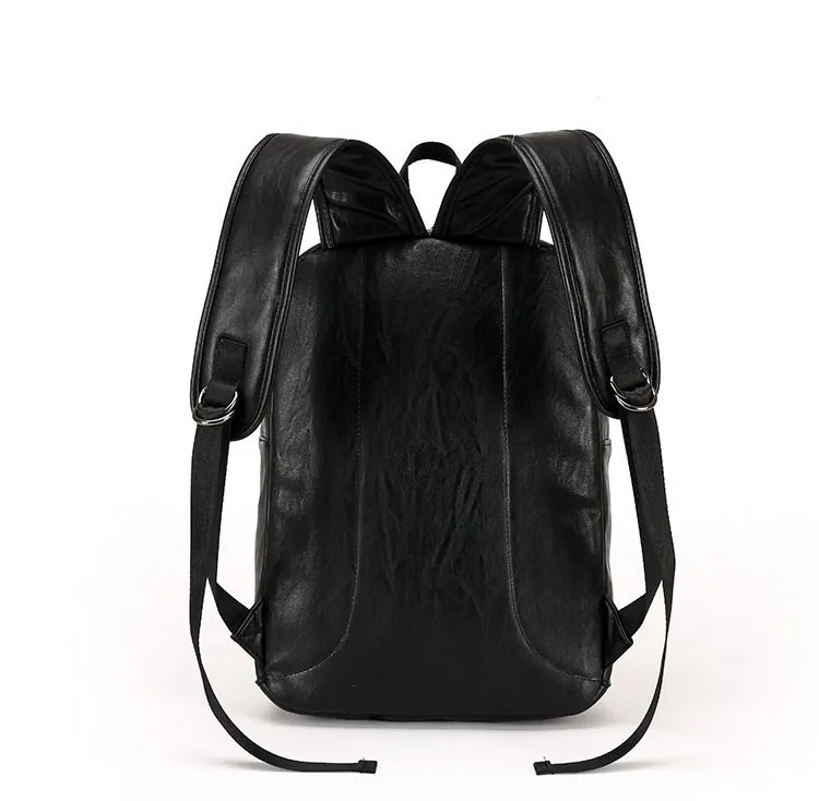 Мужской кожаный рюкзак, мужские рюкзаки для путешествий, Mochila Masculina, Черная мужская сумка для книг, рюкзак для ноутбука, Mochilas Para Hombre Man