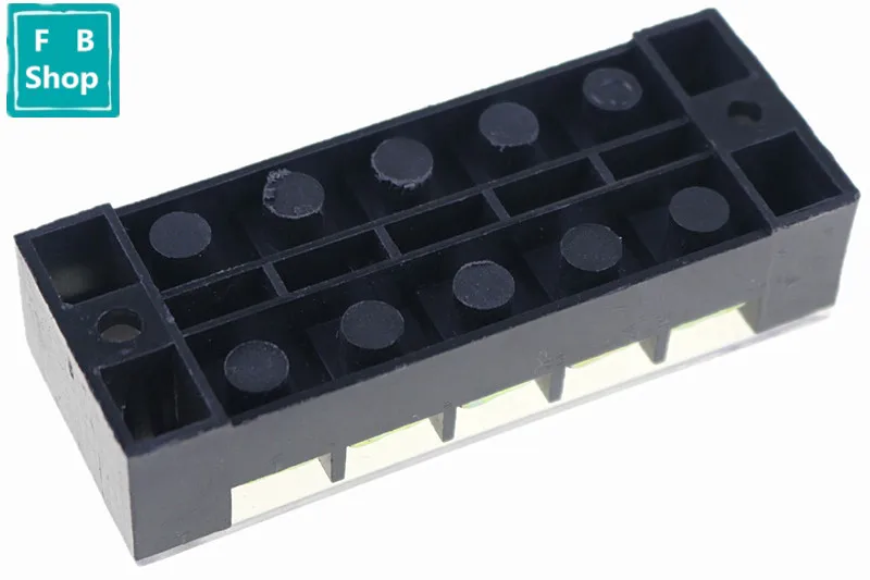 1 шт TB 2505 2505L 600V 25A двухрядная 5 позиционная винтовая Клеммная колодка|Клеммные