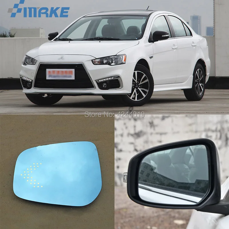 SmRKE для Mitsubishi Lancer ex Автомобильное зеркало заднего вида с широким углом Гипербола