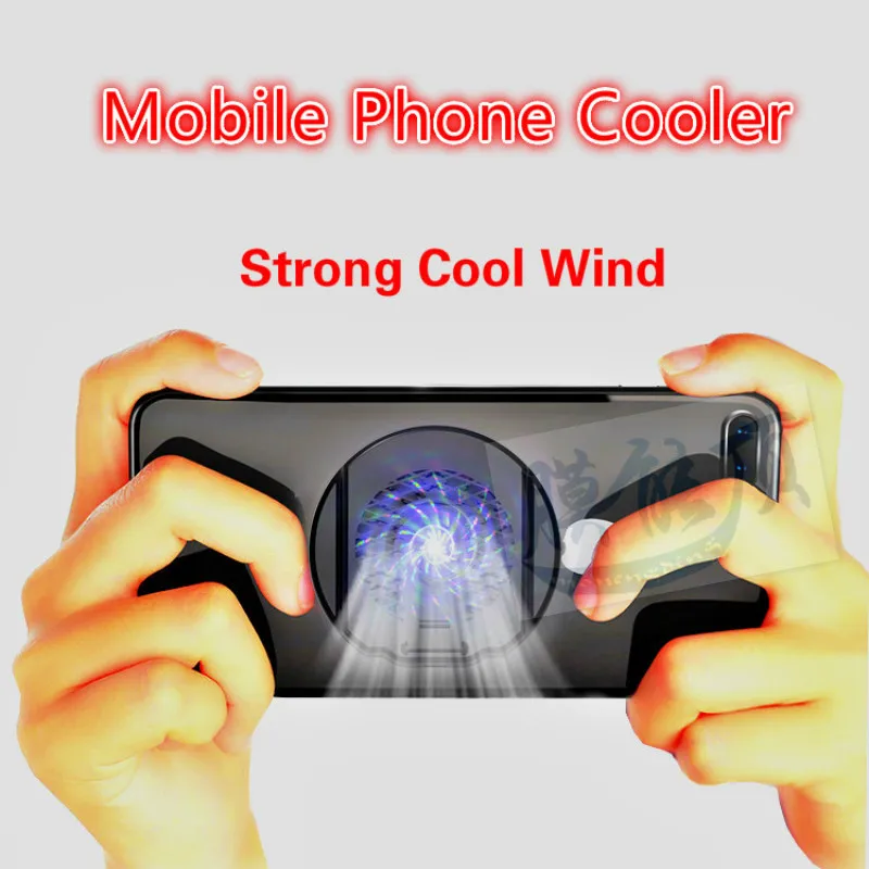 

Mobile Phone Cooler USB Cooling Fan Gamepad Holder Stand For Iphone For Xiaomi Redmi For Samsung Huawei Honor Radiator Mute Fan