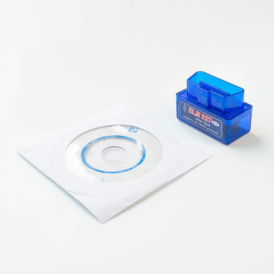 Мини ELM327 Bluetooth OBD2 аппаратное обеспечение V1.5 программное V2.1 диагностический