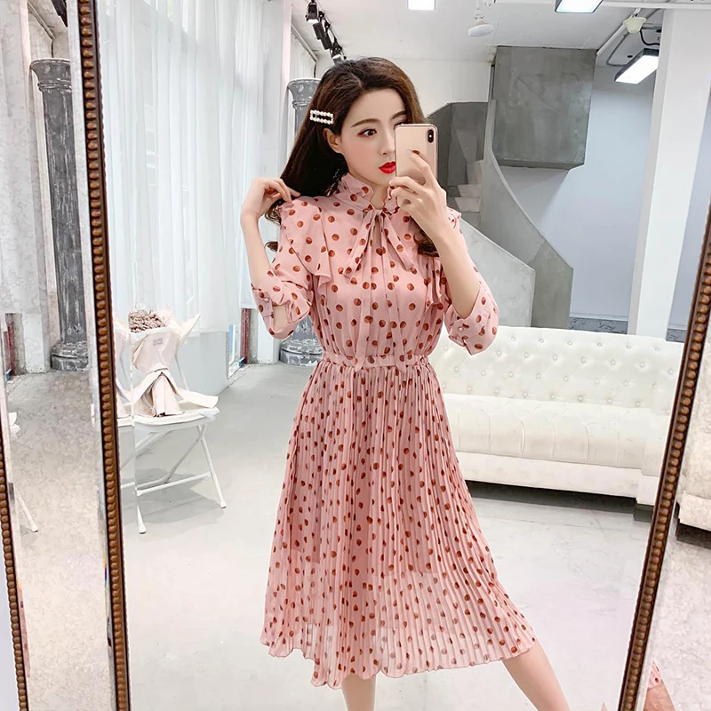 Шифоновое платье для женщин сезон лето женская одежда халат Femme элегантное