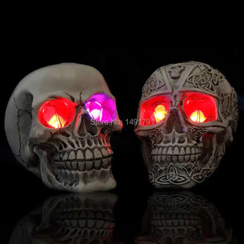 

el skull real life room escape game props bar decoration skull light up skull