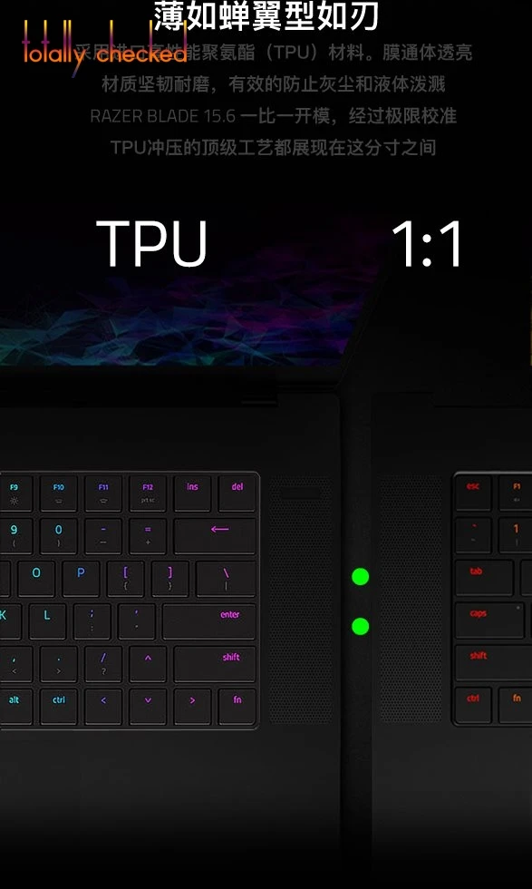 Защитный чехол для клавиатуры прозрачная клавиатура из ТПУ Razer Blade 15 2018 6
