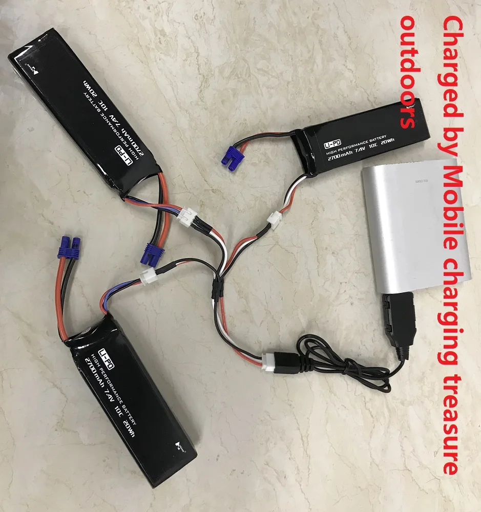 3 в 1 2S LiPo кабель для зарядки аккумуляторов Hubsan H501S H501M H501A H502S H216A|Смарт-гаджеты| |