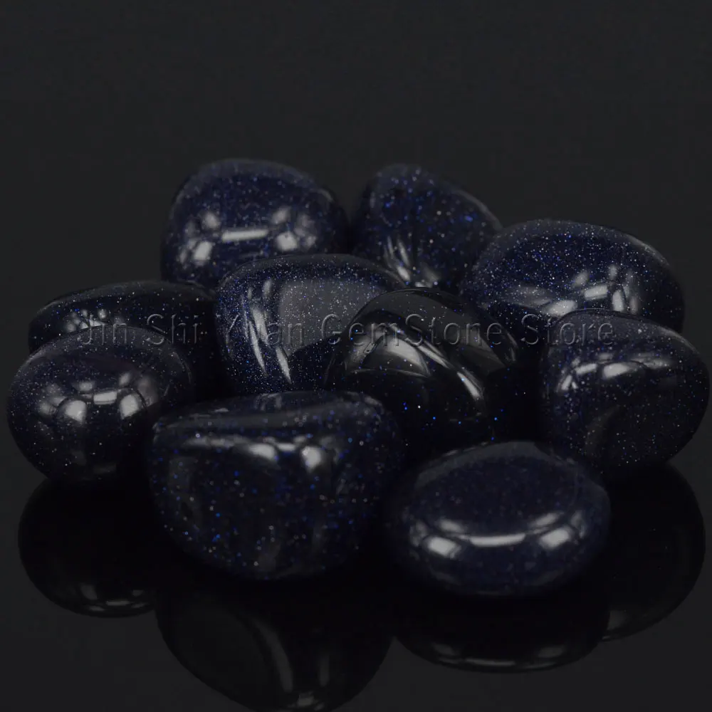 Массовая Tumbled синий песок камни из Китая ХОРОШЕЕ полированная драгоценные