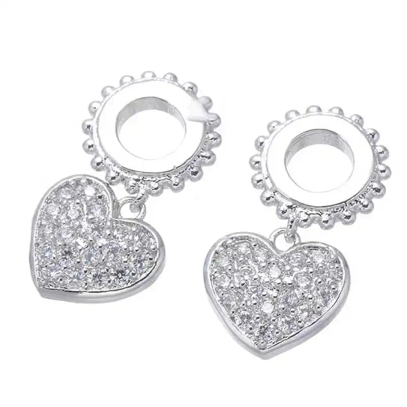 Медные роскошные стразы с кубическим цирконием сделай сам Плавающие Подвески в