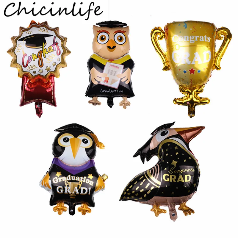 Chicinlife 1 шт. выпускная медаль для совы призвание фольга воздушные шары Вечерние
