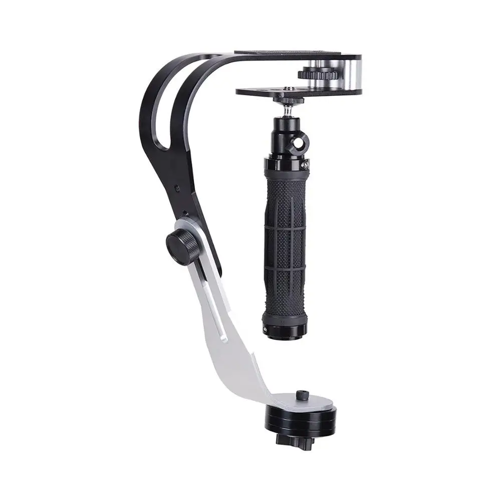 Черный Steadycam ручной видео стабилизатор компактная цифровая камера держатель Motion Steadicam для Canon Nikon sony Gopro Hero Phone DSLR DV - Цвет: Черный