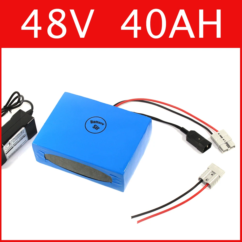 48V 40AH литиевая батарея супер мощность Электрический велосипед 54 6 V комплект литий
