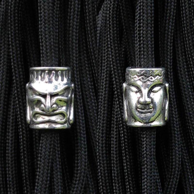 Фото Бусины Из паракорда, металлические, 5 шт./лот №4