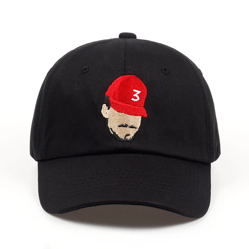 Новая популярная Кепка Chance The Rapper 3 Dad черная бейсболка с вышивкой в стиле хип хоп