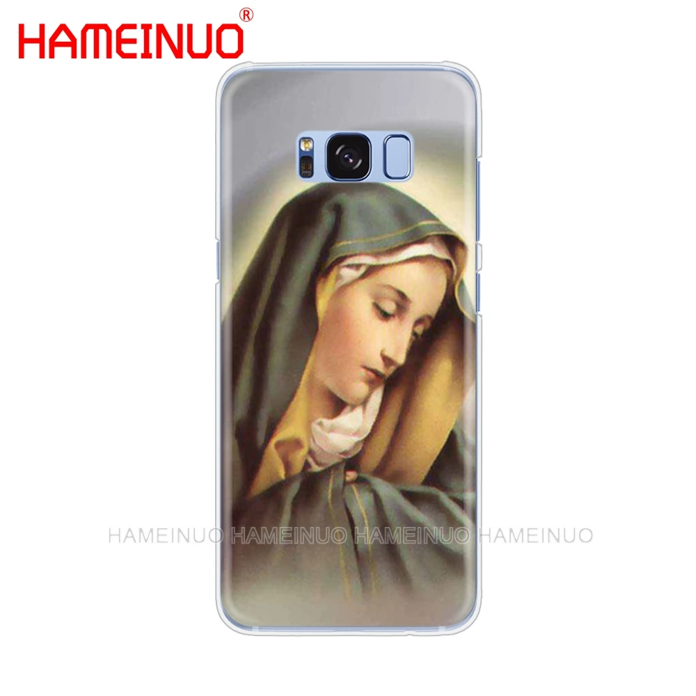 HAMEINUO Дева Мария христианская Рождество чехол для мобильного телефона Samsung Galaxy S9 S7