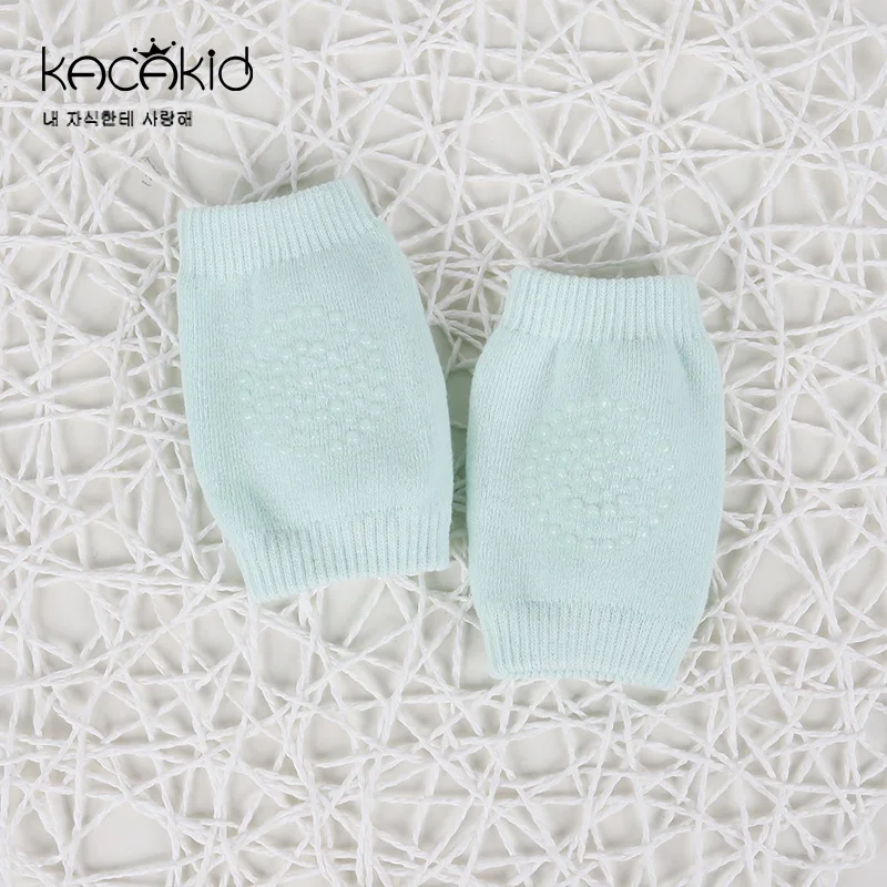 Blue Kacakid для детей до колена, для детей с длинными рукавами и принтом детские гетры для малышей, Детские хлопковые противоскользящие носки защиты детских нарукавников, рукава Гетры для малышей Ka1247 - Цвет: Blue