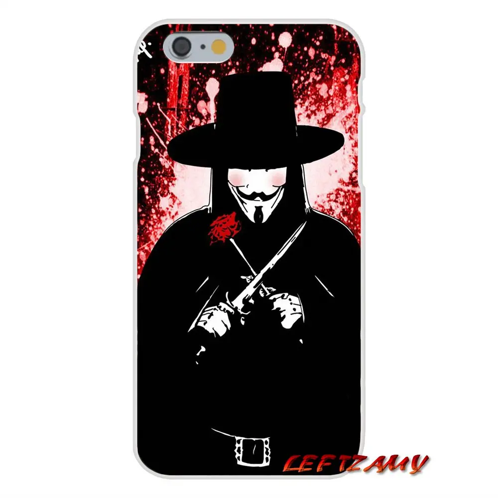 Аксессуары чехлы для телефонов Чехлы iPhone X XR XS MAX 4 4S 5 5S 5C SE 6 6S 7 8 Plus ipod touch V Vendetta cd