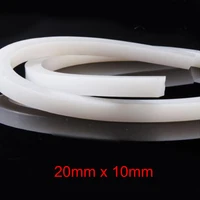 20mm x 10mm high temperature resistant door window solid silicone rubber seal strip weatherstrip