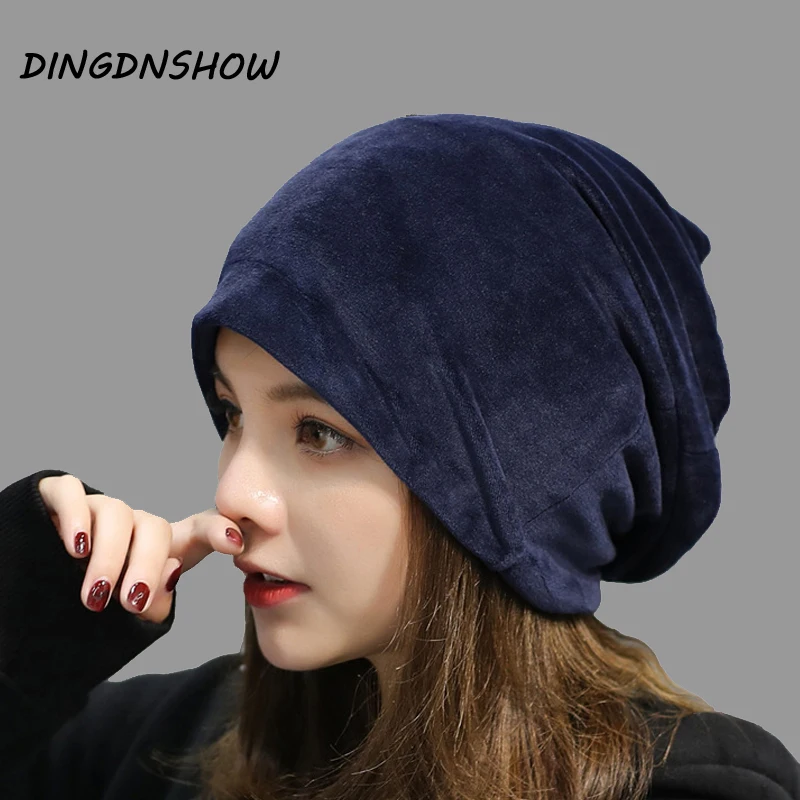 Шапка женская хлопчатобумажная Балаклава теплая для взрослых|ladies knit hat|knitted hatbeanie