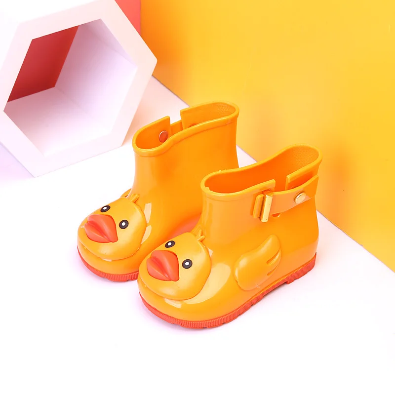 2018 мини Мелисса Симпатичные утки дождь Сапоги и ботинки для девочек Ху Дети