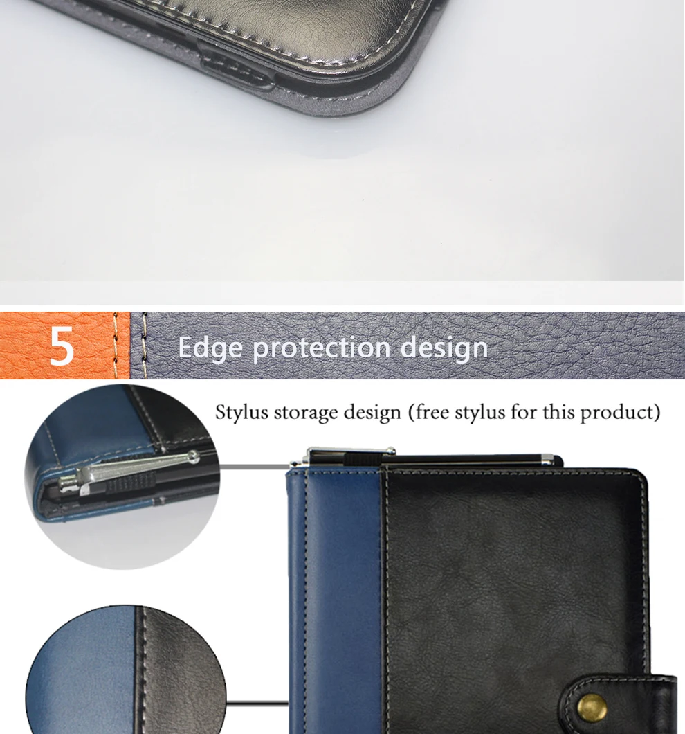 Магнитный закрывающийся чехол для Pocketbook InkPad 3 и PocketBook 740(7,"-дюймов) электронная книга из искусственной кожи чехол-книжка