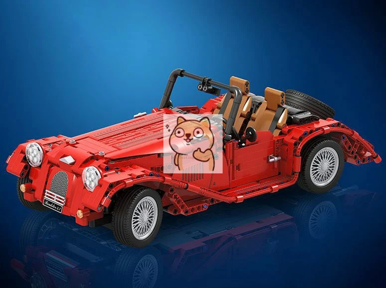 

7062 1141PCS red convertible car building blocks DIY Educational bricks toys for children Christmas Gift
