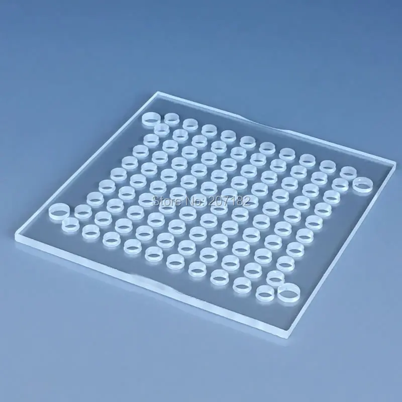 Новинка! 100 отверстия 000 # 00 0 1 2 3 #4 #5 разъемная застежка молния Plexigalss машина для